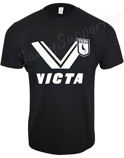 Western Suburbs Magpies NRL Mens Retro Tee