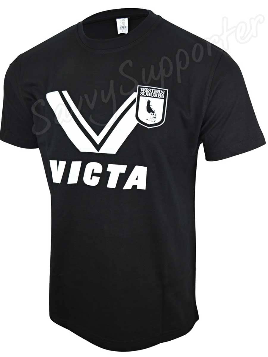 Western Suburbs Magpies NRL Mens Retro Tee