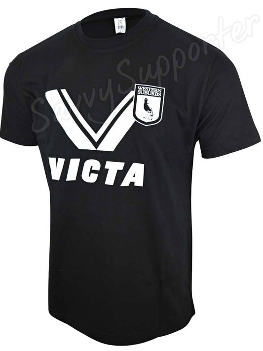 Western Suburbs Magpies NRL Mens Retro Tee