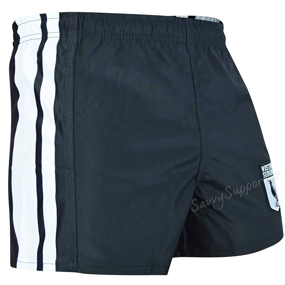 Western Suburbs Magpies NRL Retro Footy Shorts