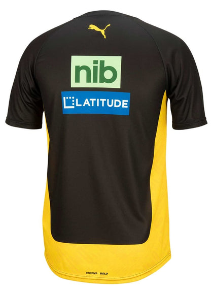 Richmond Tigers AFL Mens Black Training Shirt