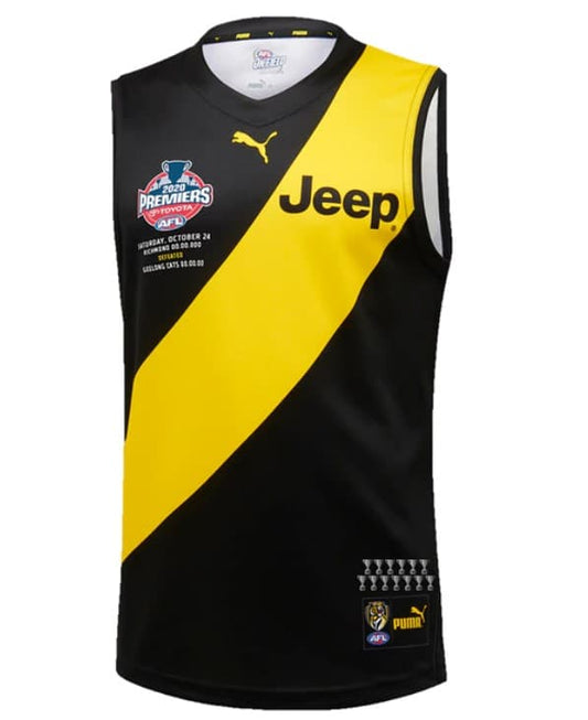 Richmond Tigers AFL Back to Back Premiers Guernsey