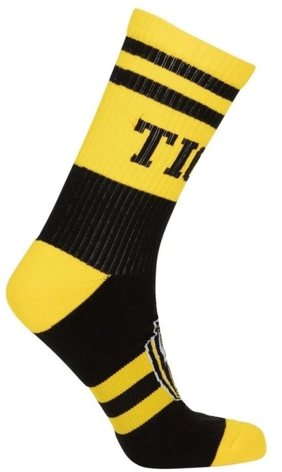 Richmond Tigers AFL Adults Sport Crew Socks 2 Pack