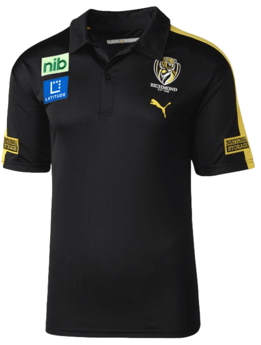 Richmond Tigers AFL Mens Team Polo Shirt