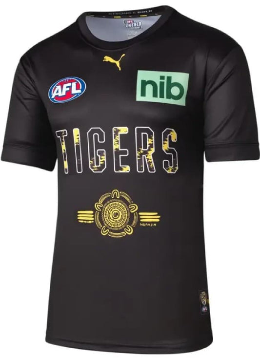 Richmond Tigers AFL Kids Warm Up Shirt
