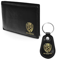 Richmond Tigers AFL Wallet and Keyring Gift Set