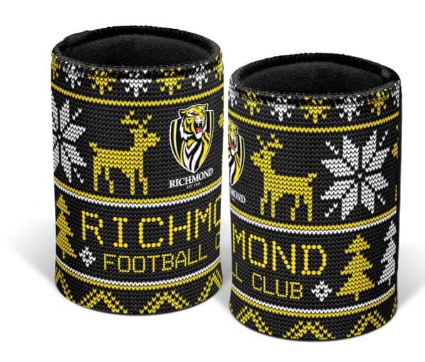 Richmond Tigers AFL Christmas Can Cooler