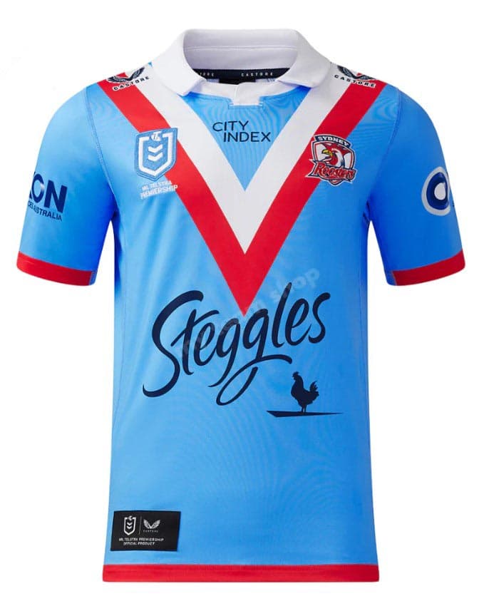 Sydney Roosters 2024 NRL Kids Anzac Jersey