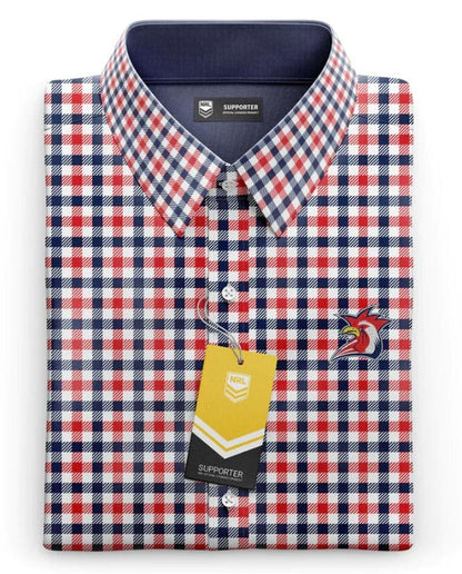 Sydney Roosters NRL Mens Dawson Business Shirt