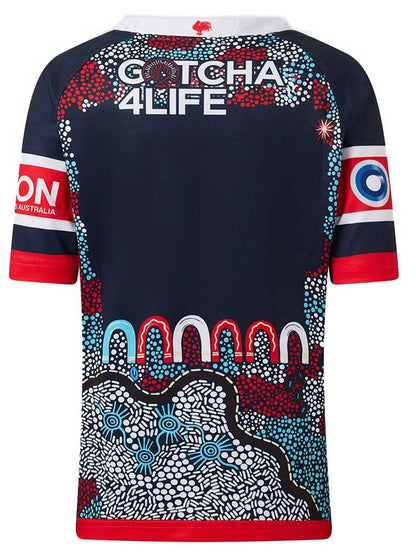 Sydney Roosters 2025 NRL Kids Indigenous Jersey