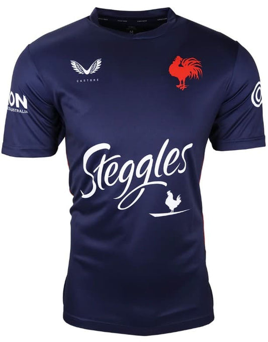 Sydney Roosters NRL Kids Navy Training Shirt