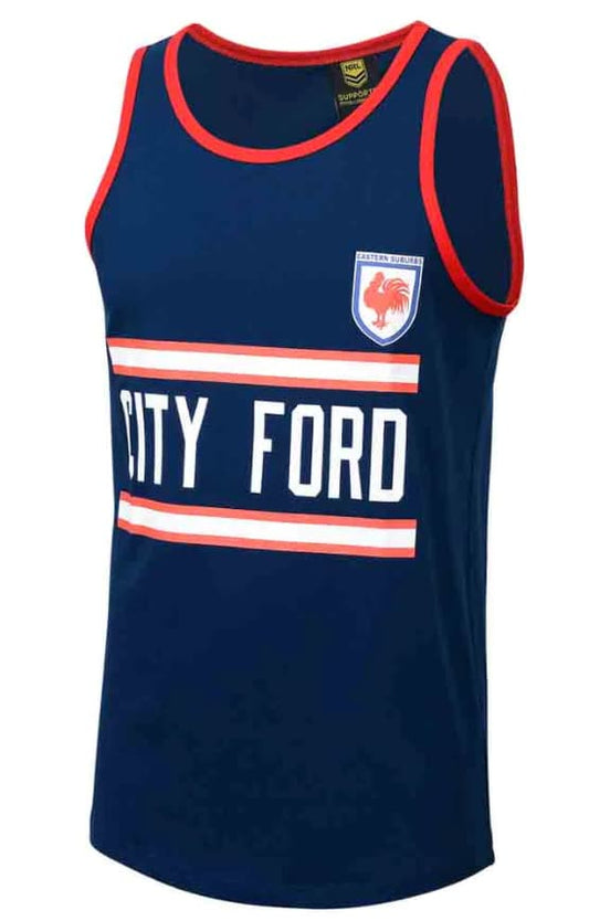 Sydney Roosters NRL Mens Retro Singlet