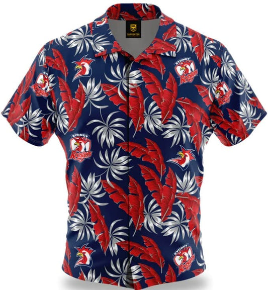 Sydney Roosters NRL Paradise Hawaiian Shirt