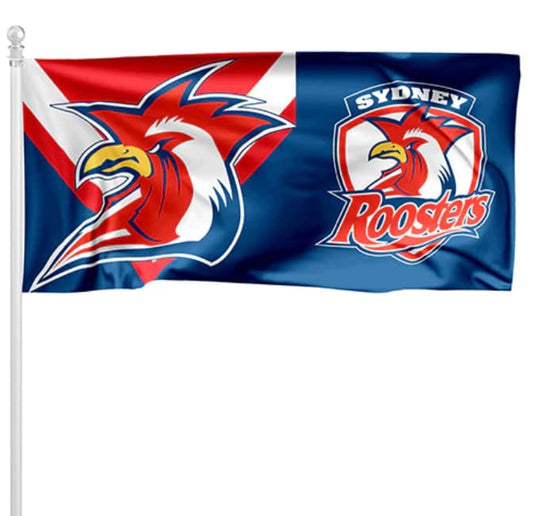 Sydney Roosters Pole Flag 1800mm by 900mm