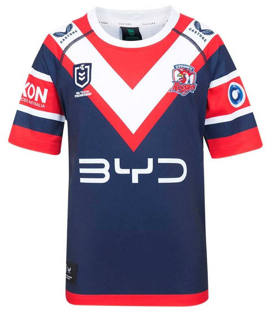 Sydney Roosters 2025 NRL Kids Home Jersey