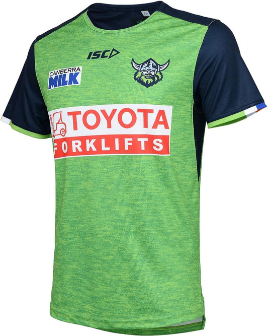 Canberra Raiders NRL Mens Green Training Shirt