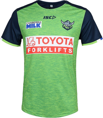 Canberra Raiders NRL Mens Green Training Shirt