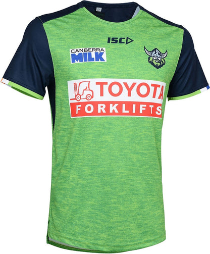 Canberra Raiders NRL Mens Green Training Shirt