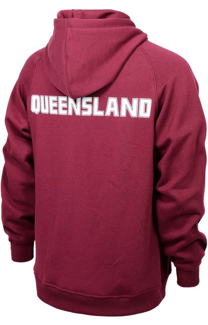 QLD Maroons State of Origin Mens Retro Hoodie Jacket