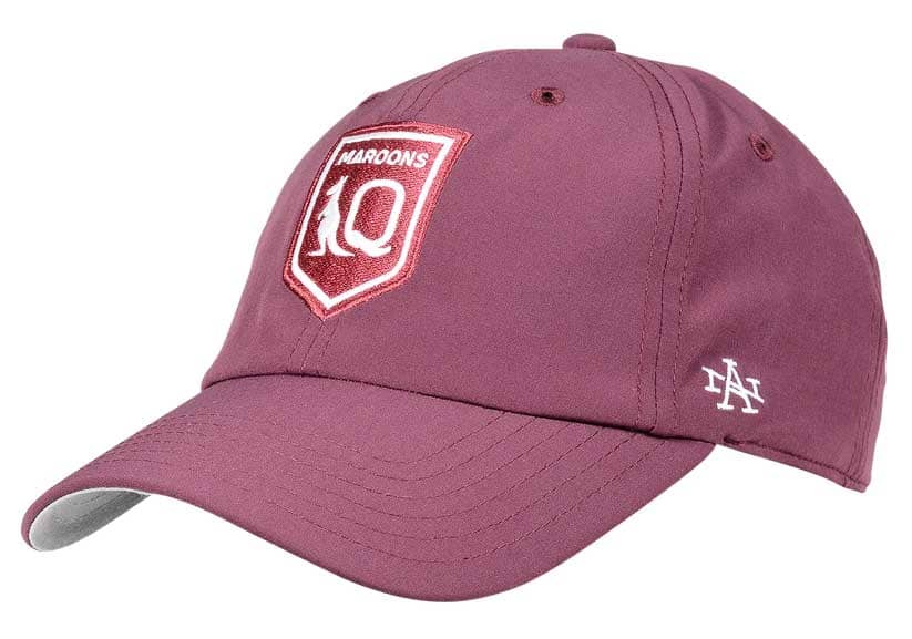 QLD Maroons 2023 State of Origin Maroon Player's Training Reflector Cap
