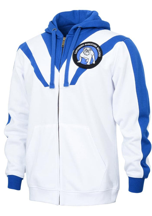 Canterbury Bulldogs NRL Mens Retro Zip Hoodie