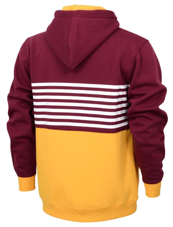 Brisbane Broncos NRL Mens Retro Zip Hoodie