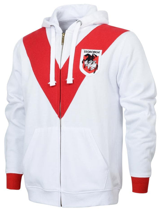 St George Dragons NRL Mens Retro Zip Hoodie