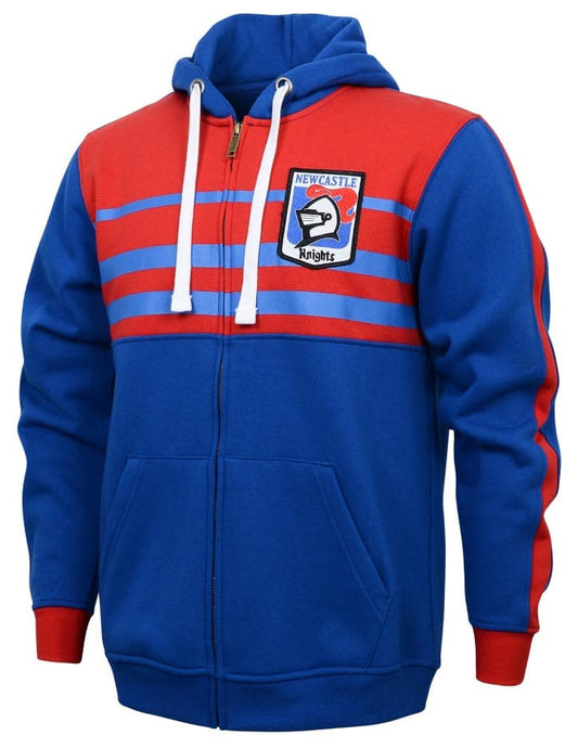 Newcastle Knights NRL Mens Retro Zip Hoodie