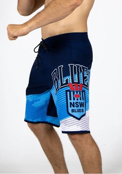 NSW Blues NRL Mens Barrel Board Shorts