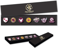 Manly-Warringah Sea Eagles NRL Logo Pin Set
