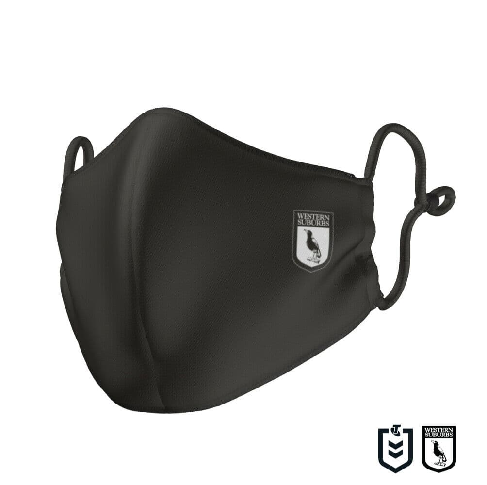 Western Suburbs Magpies NRL Reversible Adults Face Mask