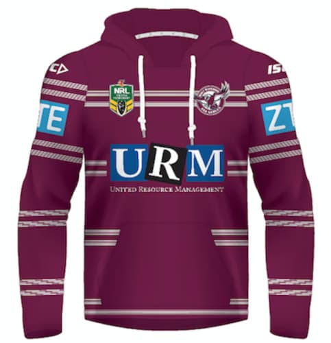 Manly Sea Eagles NRL Kids Jersey Hoodie