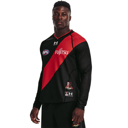 Essendon Bombers AFL Mens Long Sleeve Home Guernsey