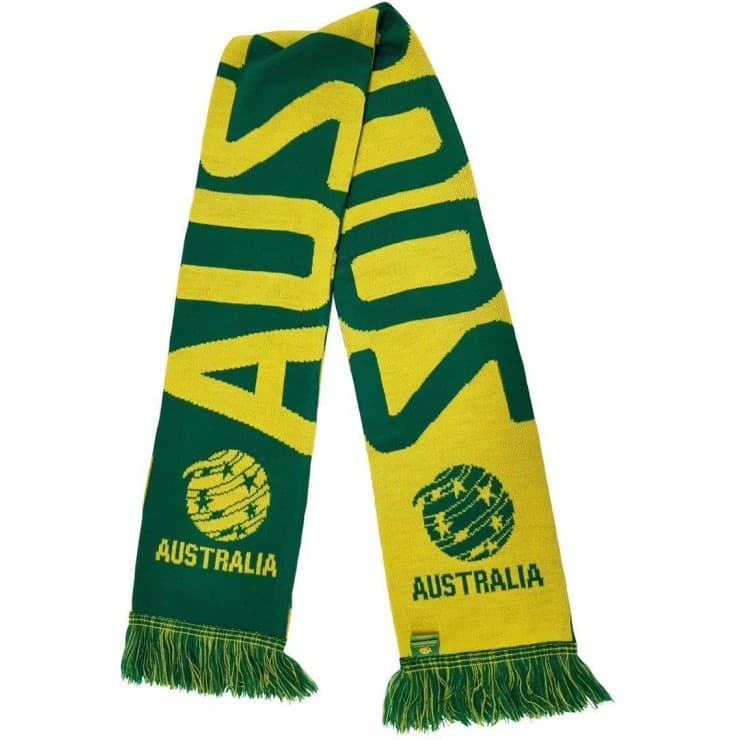 Australian Socceroos Wordmark Jacquard Scarf