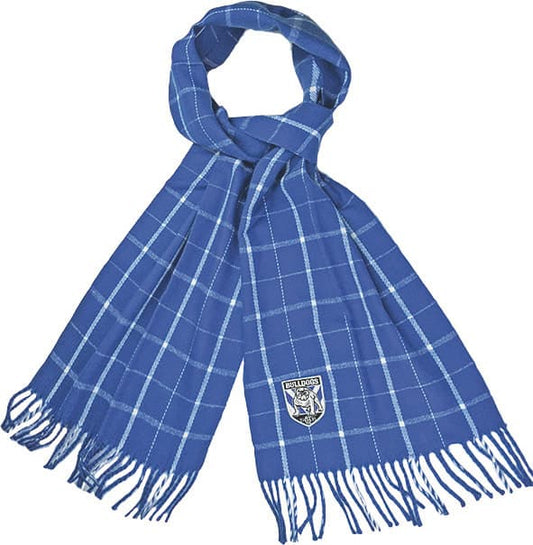 Canterbury Bulldogs NRL Ladies Tartan Scarf