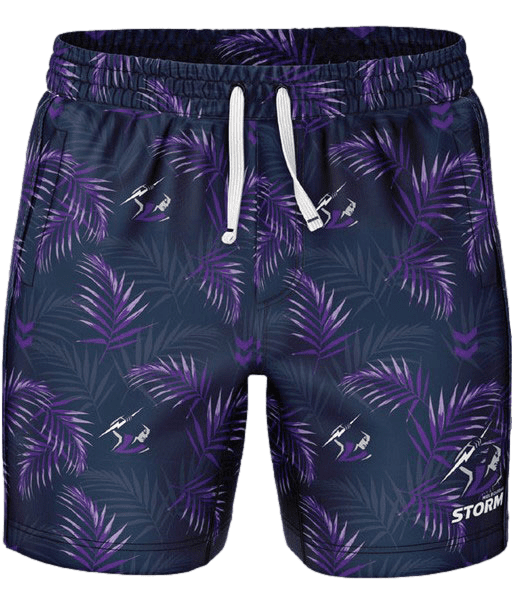 Melbourne Storm NRL Mens Volley Shorts