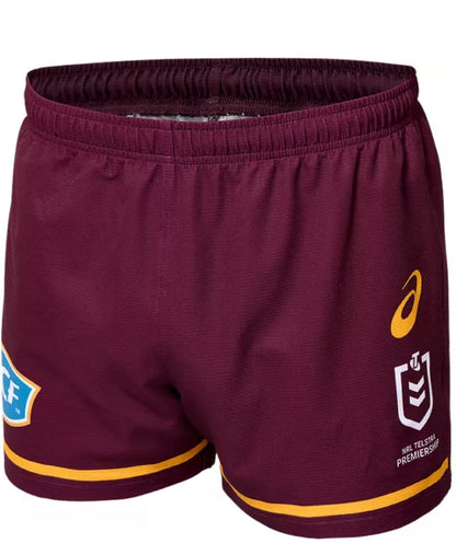 Brisbane Broncos 2025 NRL Mens Home Shorts