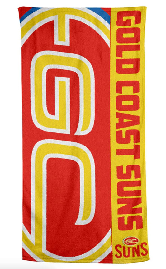 Gold Coast Suns Beach Towel