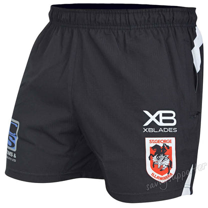 St George Dragons NRL Mens Training Shorts