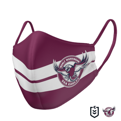 Manly Sea Eagles NRL Reversible Face Mask