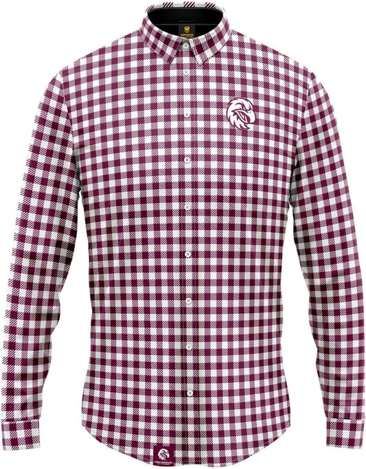 Manly Sea Eagles NRL Mens Dawson Business Shirt