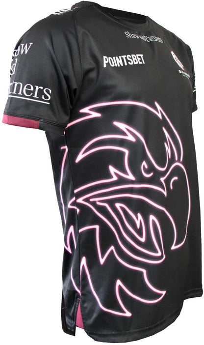 Manly Sea Eagles 2024 NRL Mens Warm Up Shirt