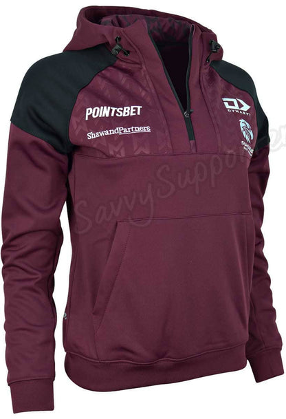 Manly Sea Eagles 2024 NRL Ladies  1/4 Zip Hoodie