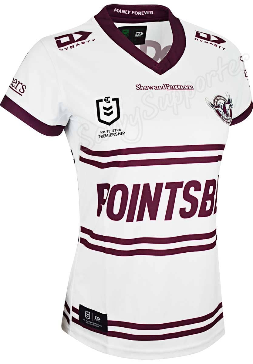 Manly Sea Eagles NRL Ladies Away Jersey