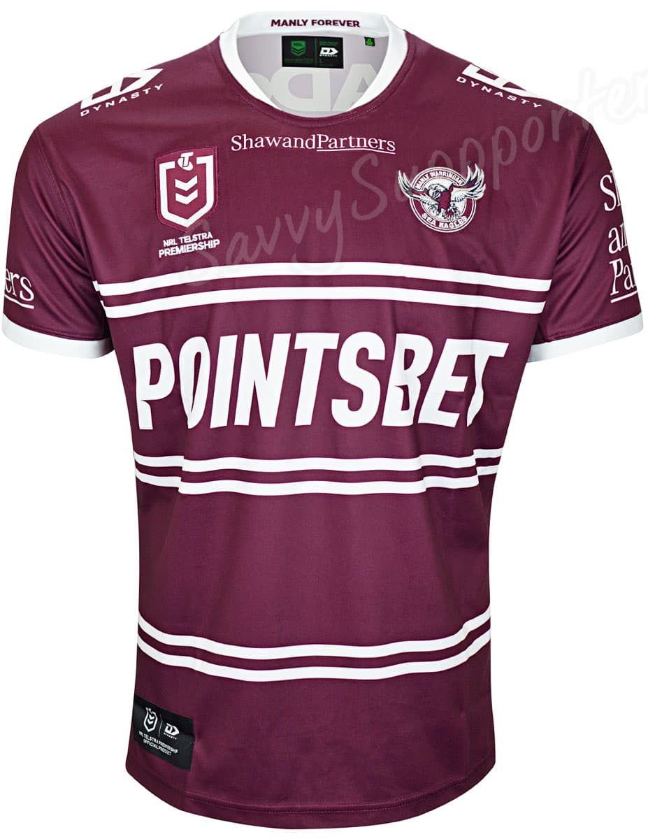 Manly Sea Eagles 2023 NRL Mens Home Jersey