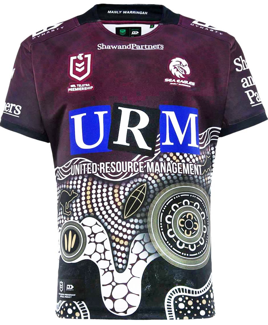 Manly Sea Eagles 2025 NRL Mens Indigenous Jersey