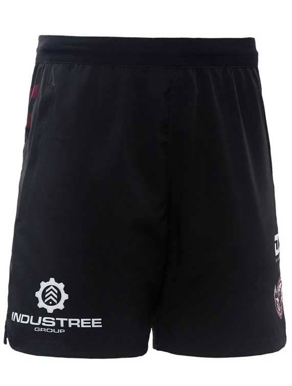Manly Sea Eagles NRL Mens Black Gym Training Shorts