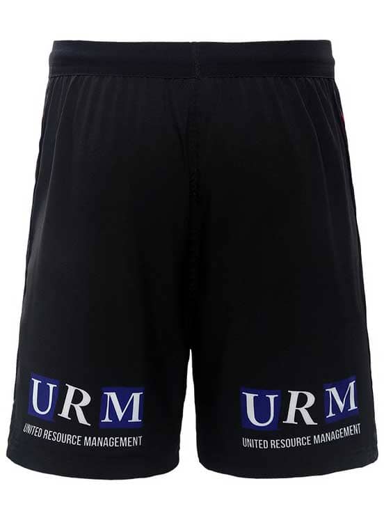Manly Sea Eagles NRL Mens Black Gym Training Shorts