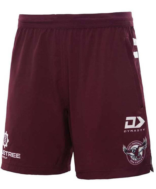Manly Sea Eagles NRL Mens Maroon Alternate Training Shorts