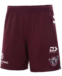 Manly Sea Eagles NRL Mens Maroon Alternate Training Shorts
